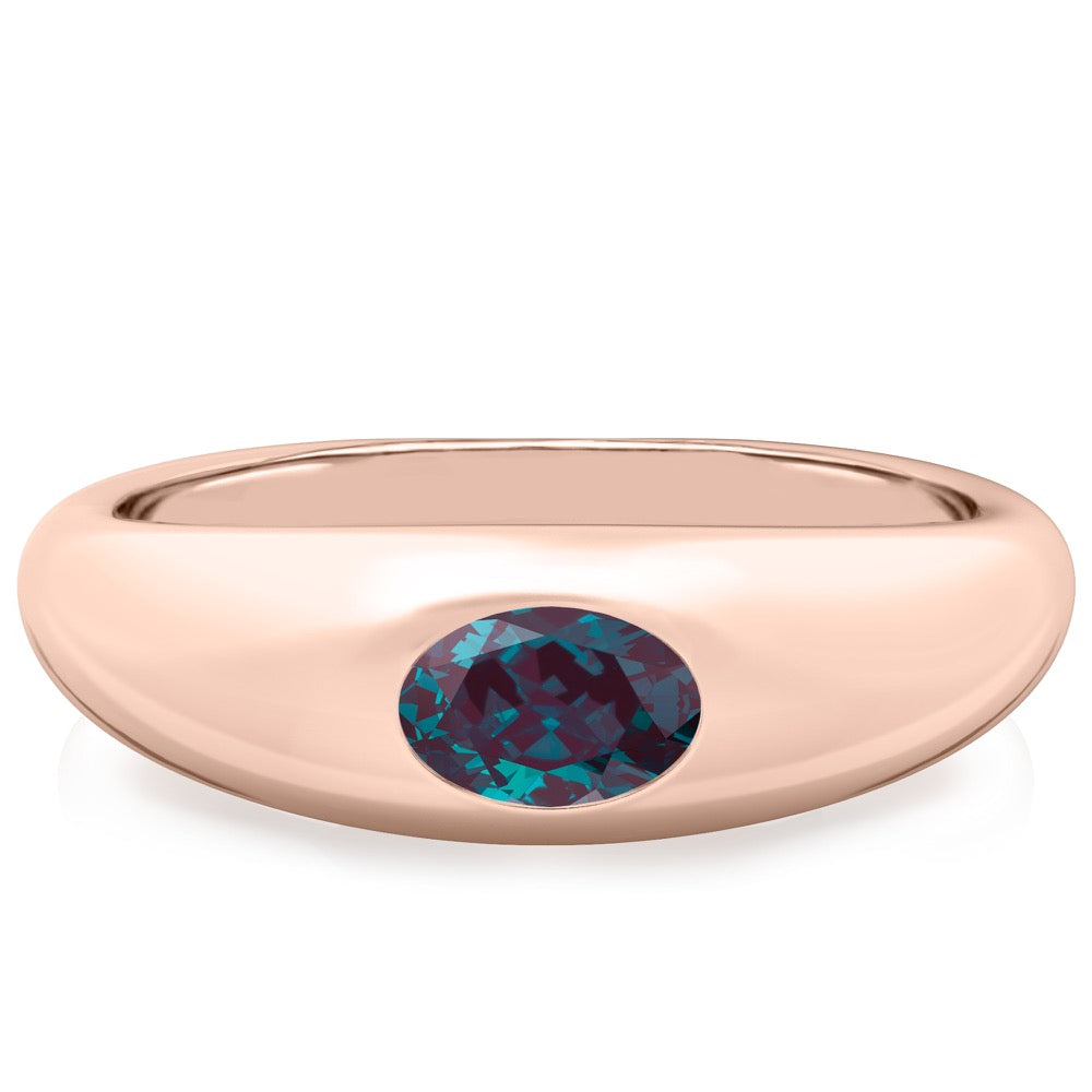 Alexandrite Dome Ring