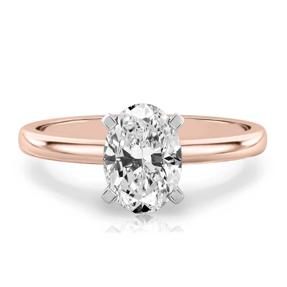 Asha Classic Solitaire Engagement Ring