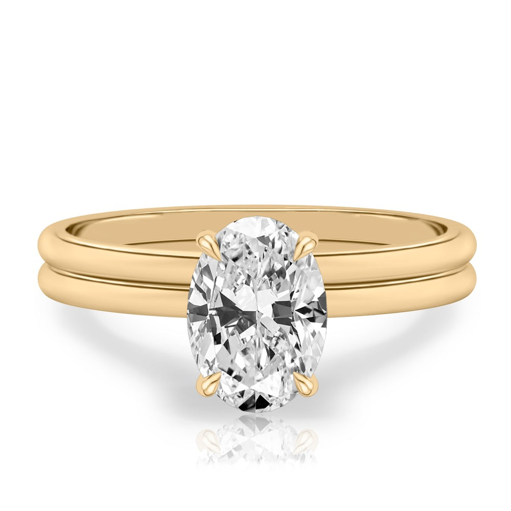 Mae Delicate Solitaire Engagement Ring