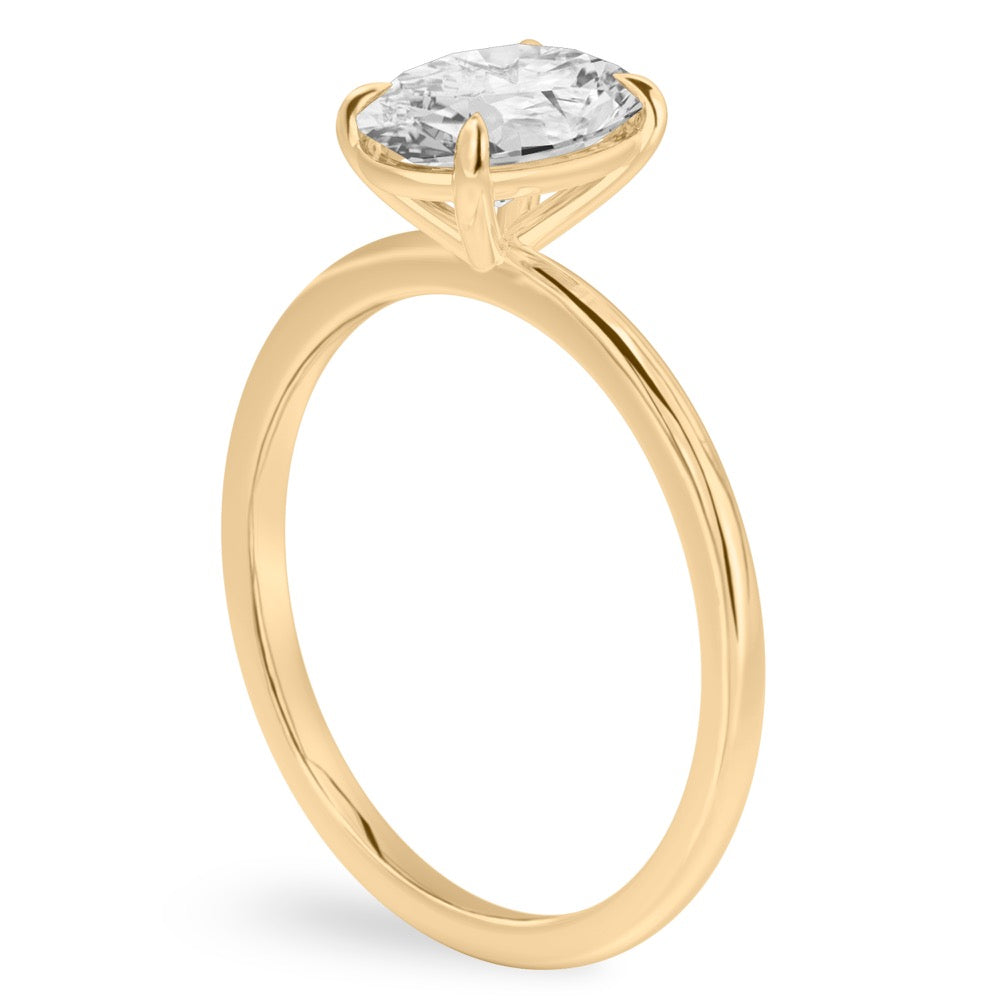 Mae Delicate Solitaire Engagement Ring