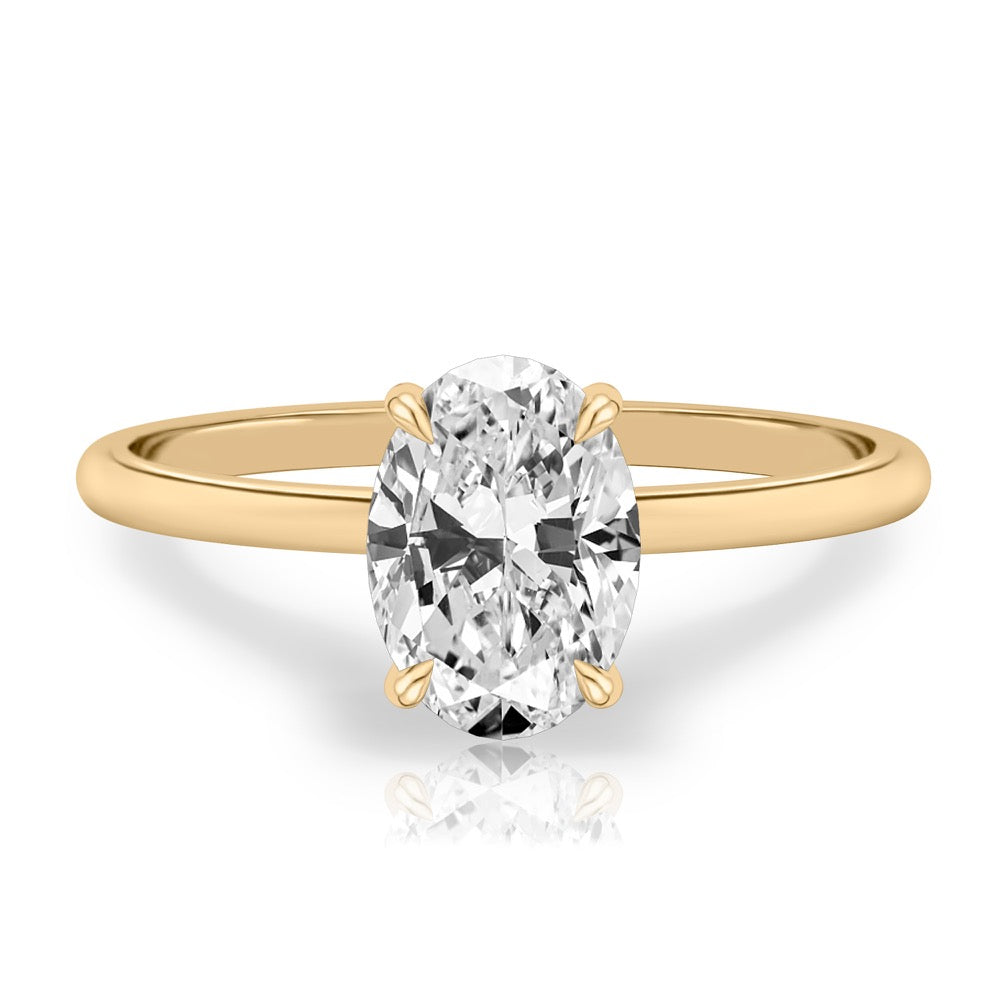 Mae Delicate Solitaire Engagement Ring