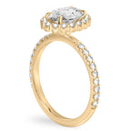 Elsa Floral Inspired Halo Ring
