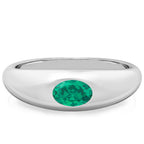 Emerald Dome Ring