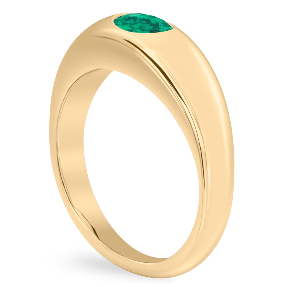 Emerald Dome Ring