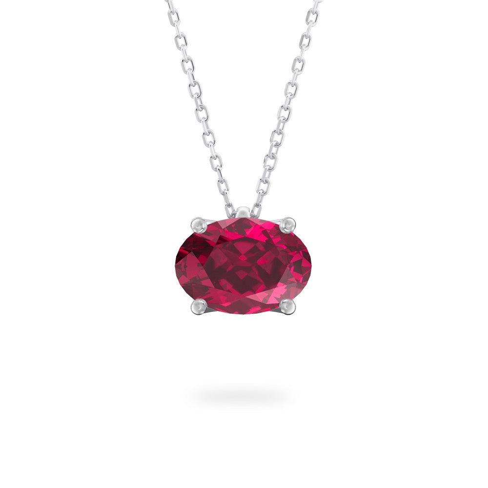 Garnet Ripple Necklace
