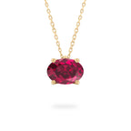 Garnet Ripple Necklace