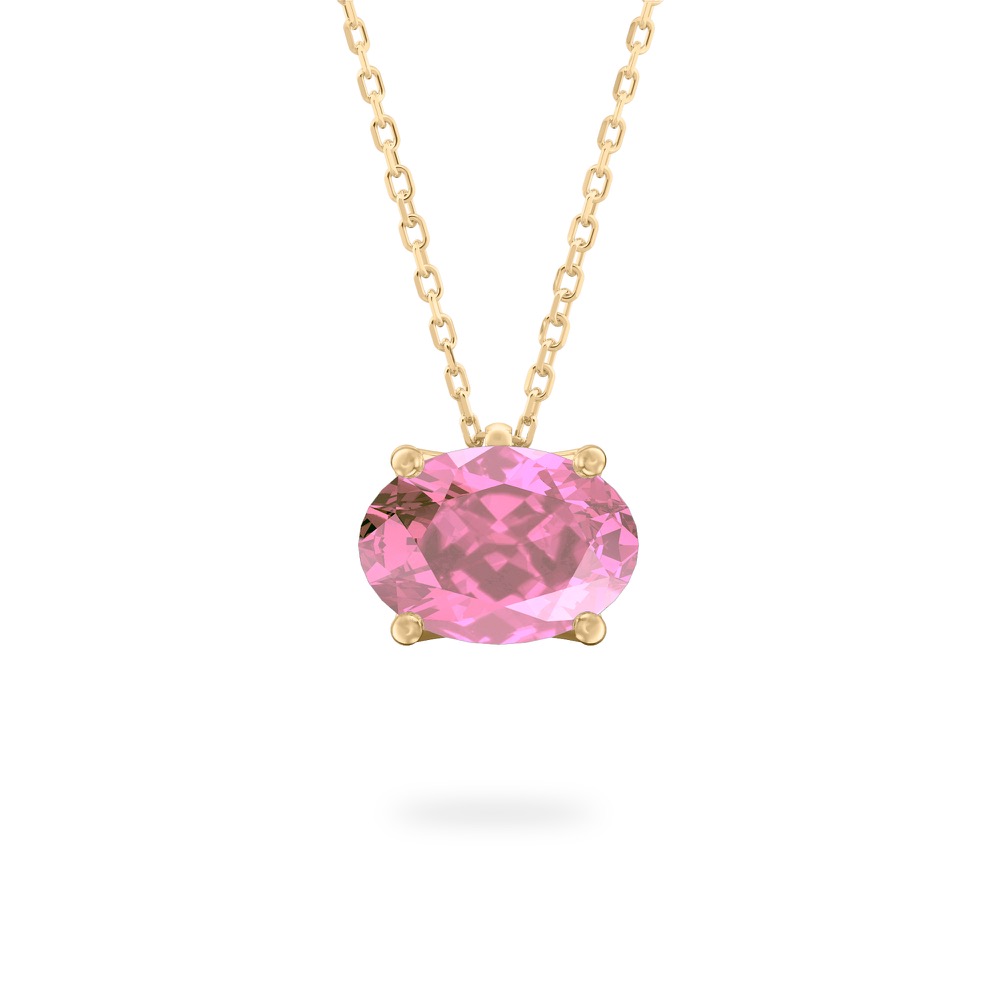 Pink Sapphire Ripple Necklace