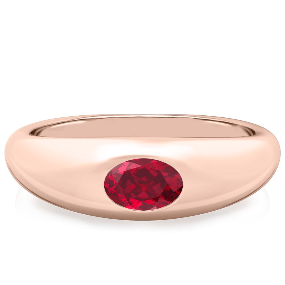 Ruby Dome Ring