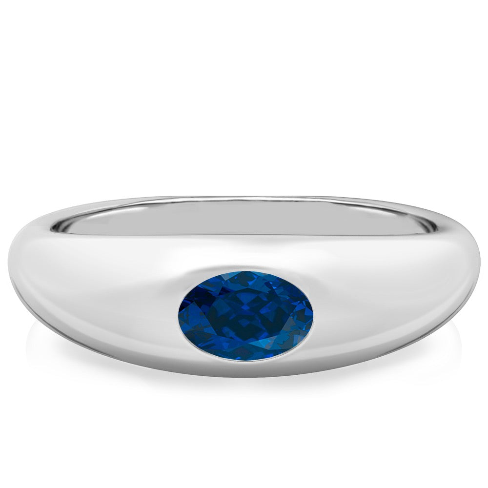Sapphire Dome Ring