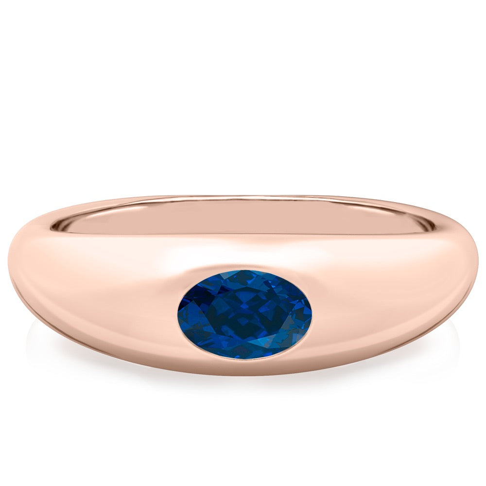 Sapphire Dome Ring