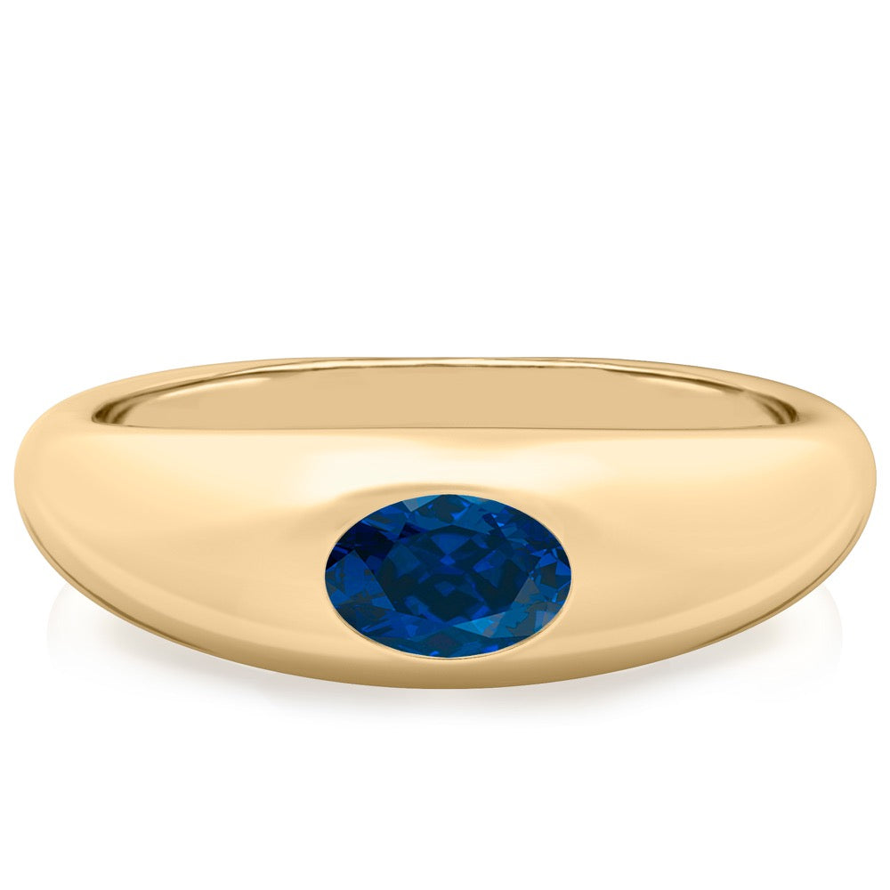 Sapphire Dome Ring