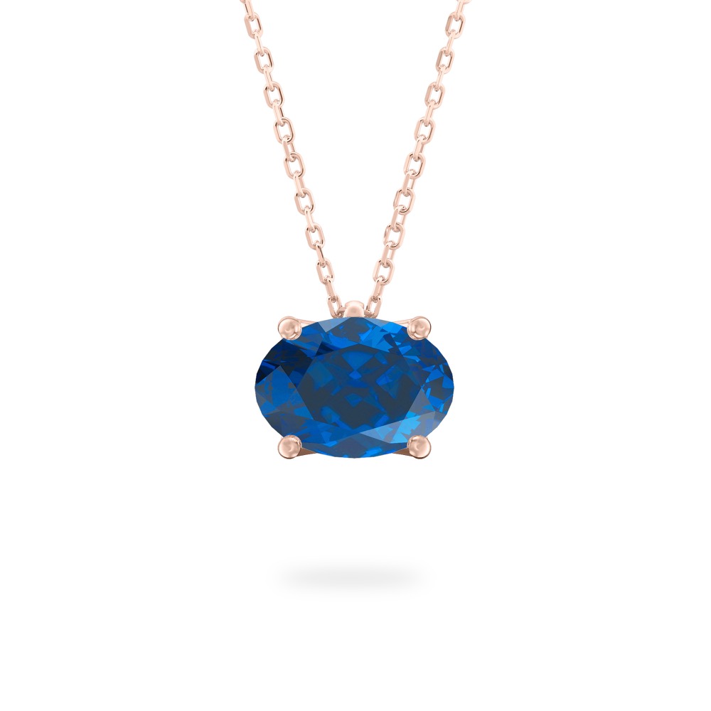 Sapphire Ripple Necklace