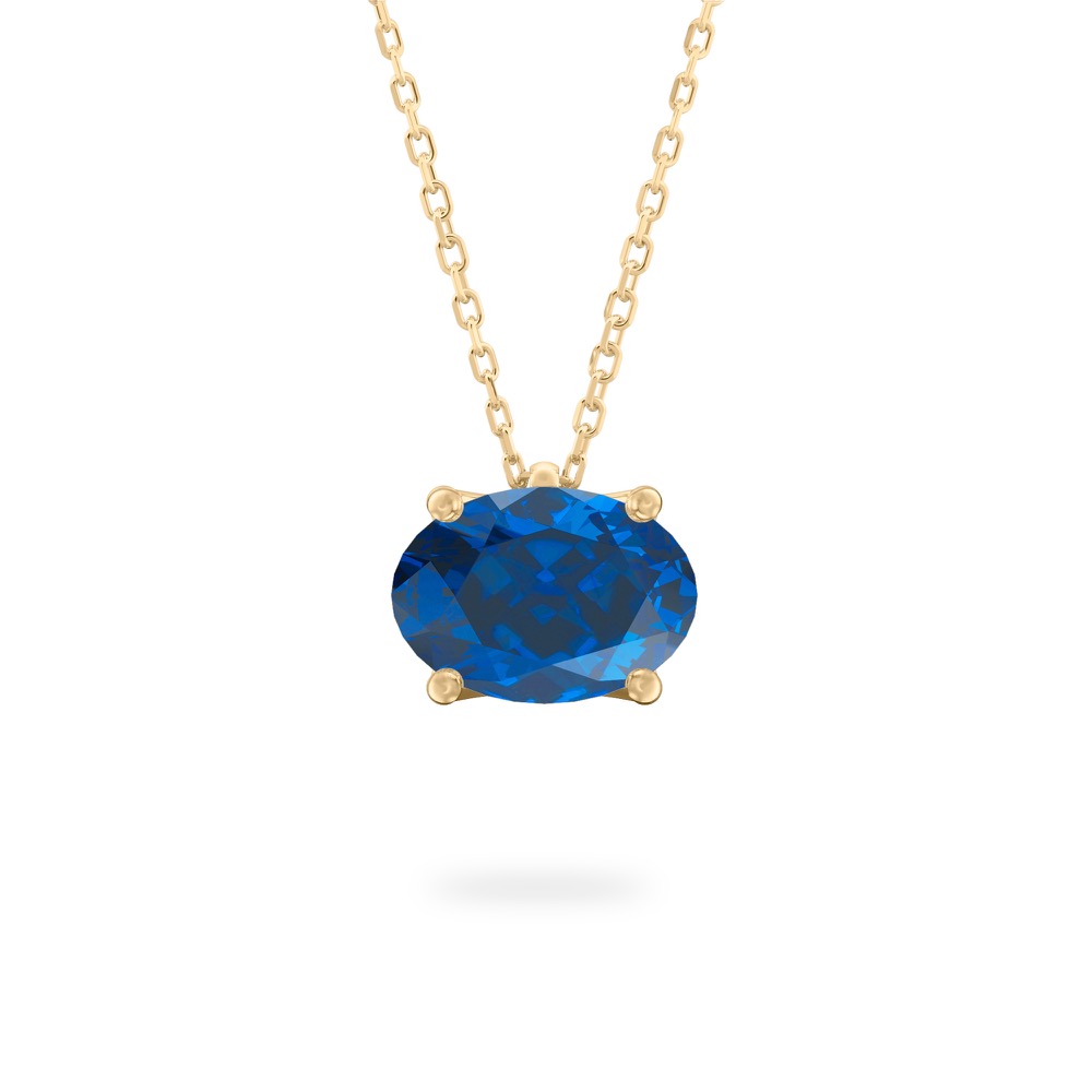 Sapphire Ripple Necklace