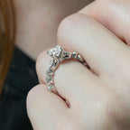 Pandora Marquise and Dot Engagement Ring