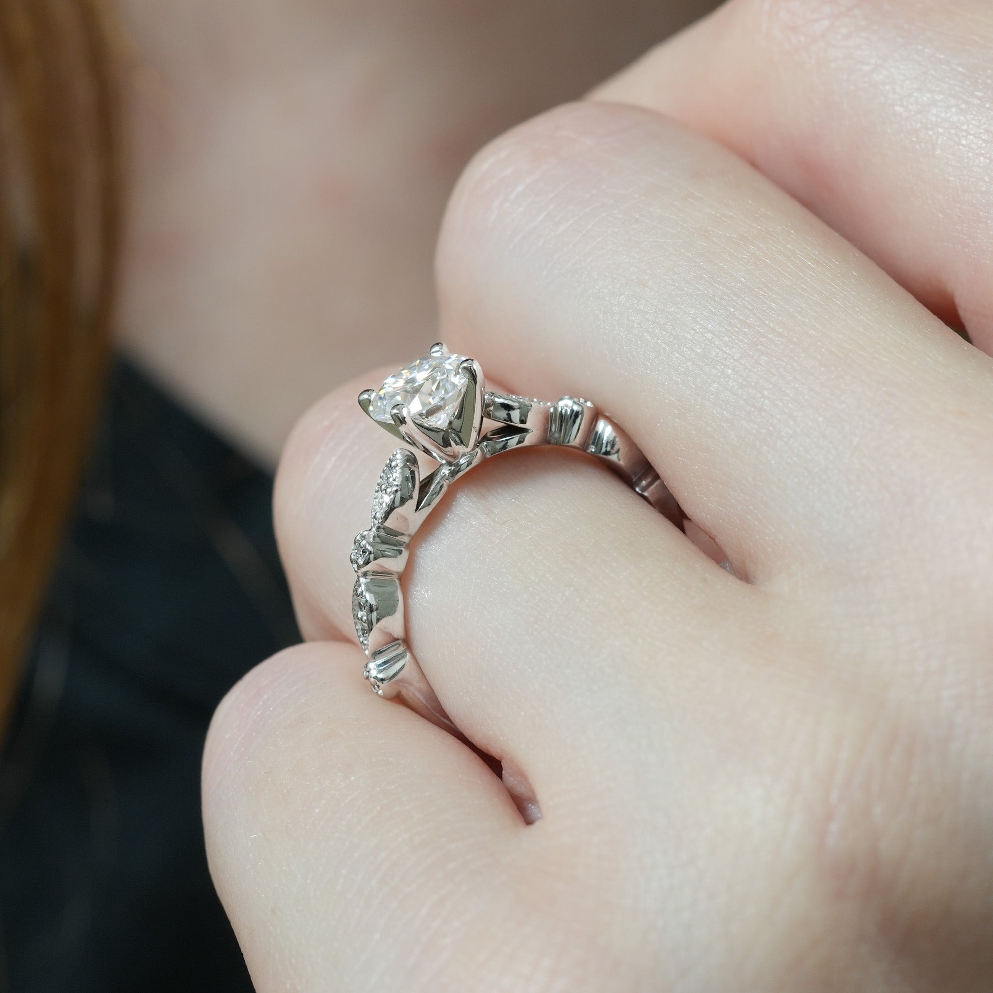 Pandora Marquise and Dot Engagement Ring