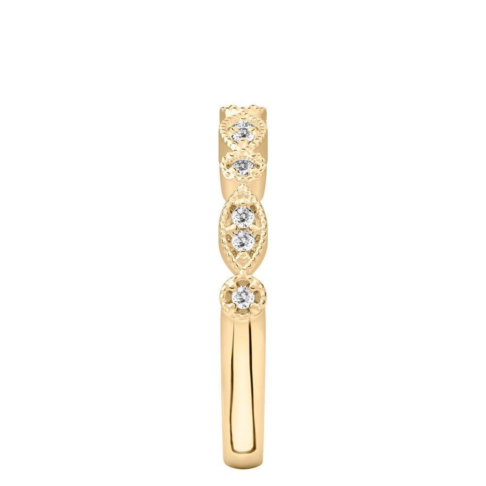 Pandora Band Marquise and Dot Wedding Band