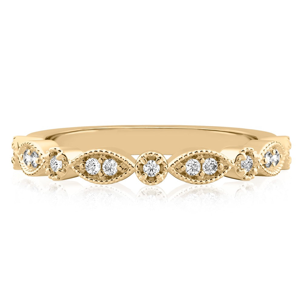 Pandora Band Marquise and Dot Wedding Band