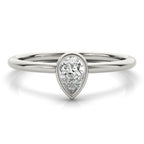 Venus Pear Stackable Ring