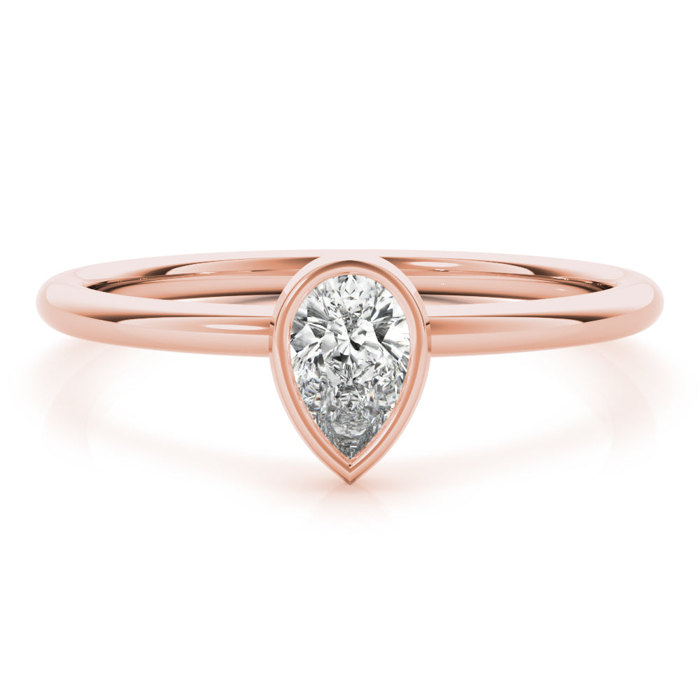 Venus Pear Stackable Ring