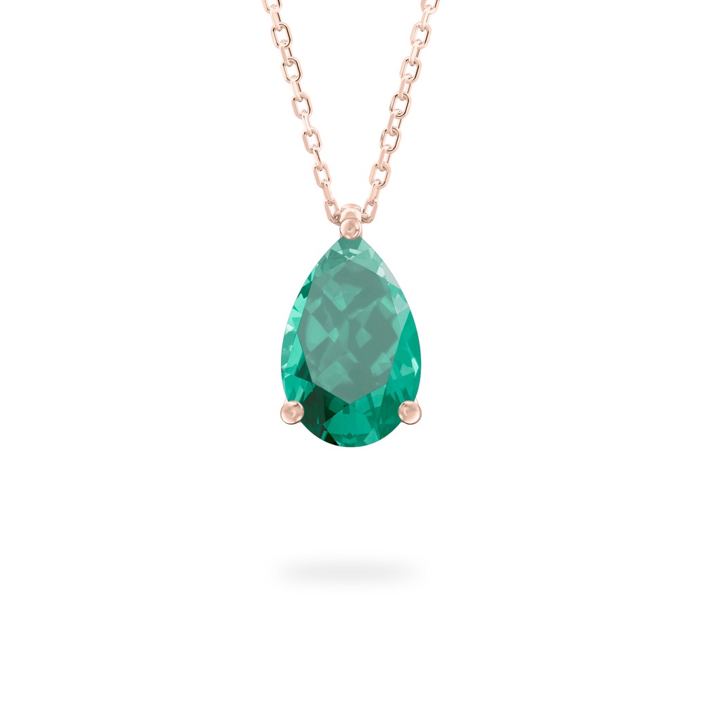 Green Sapphire Ripple Necklace