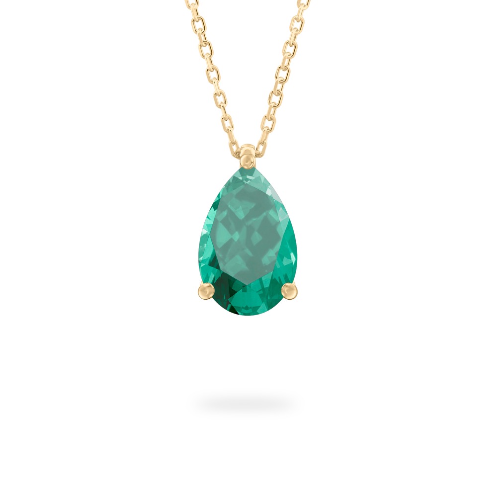Green Sapphire Ripple Necklace