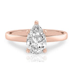 Anna Basket Setting Solitaire Engagement Ring