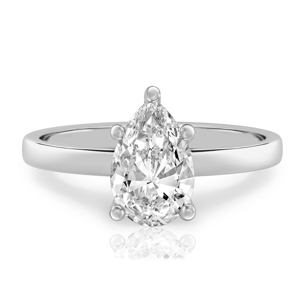 Anna Basket Setting Solitaire Engagement Ring