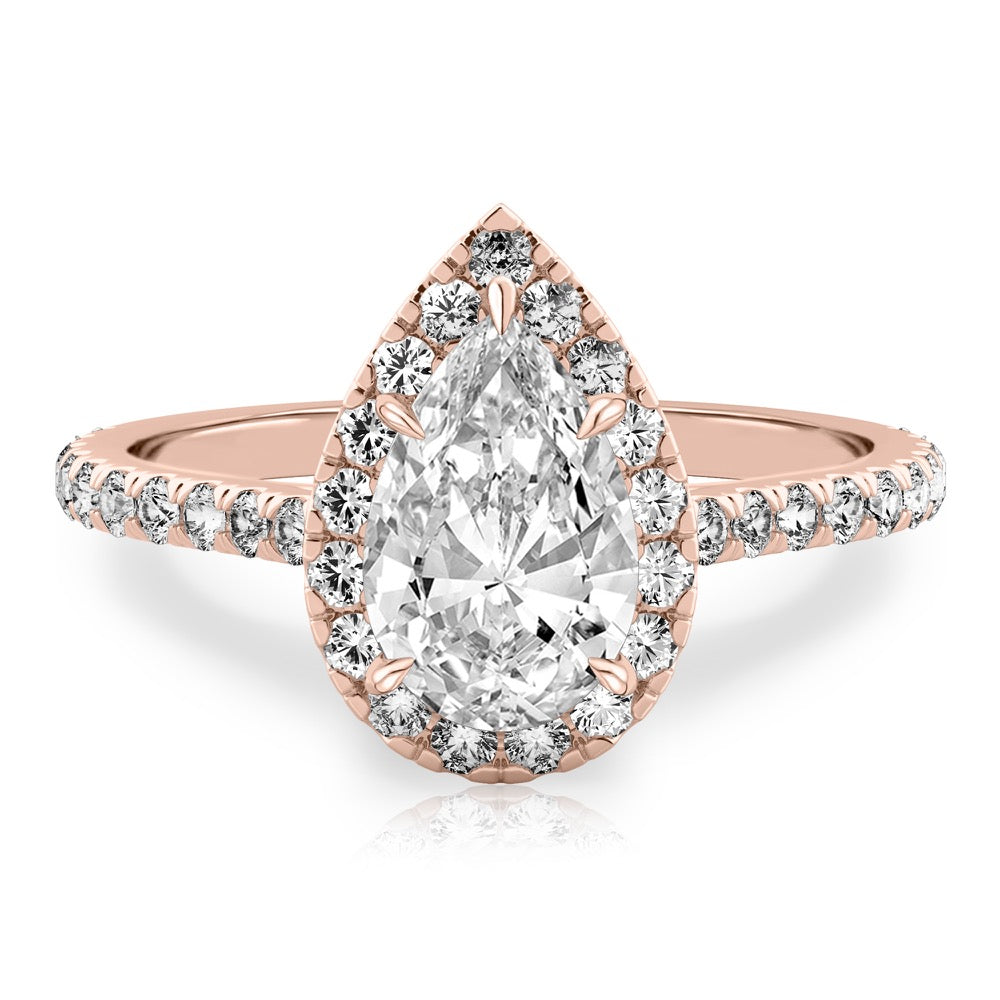 Sophie Cushion Halo Ring