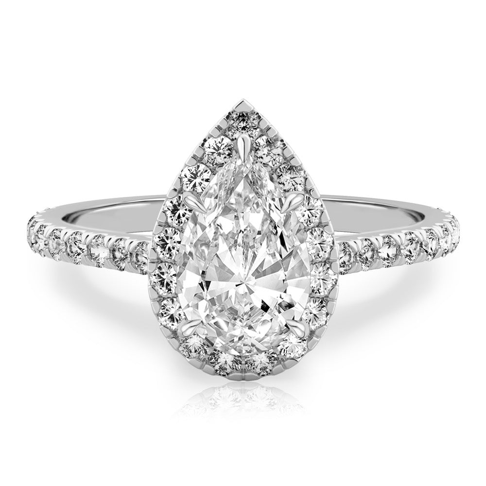 Sophie Cushion Halo Ring