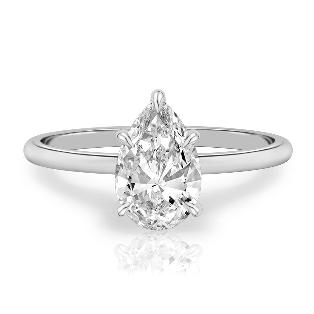 Mae Delicate Solitaire Engagement Ring