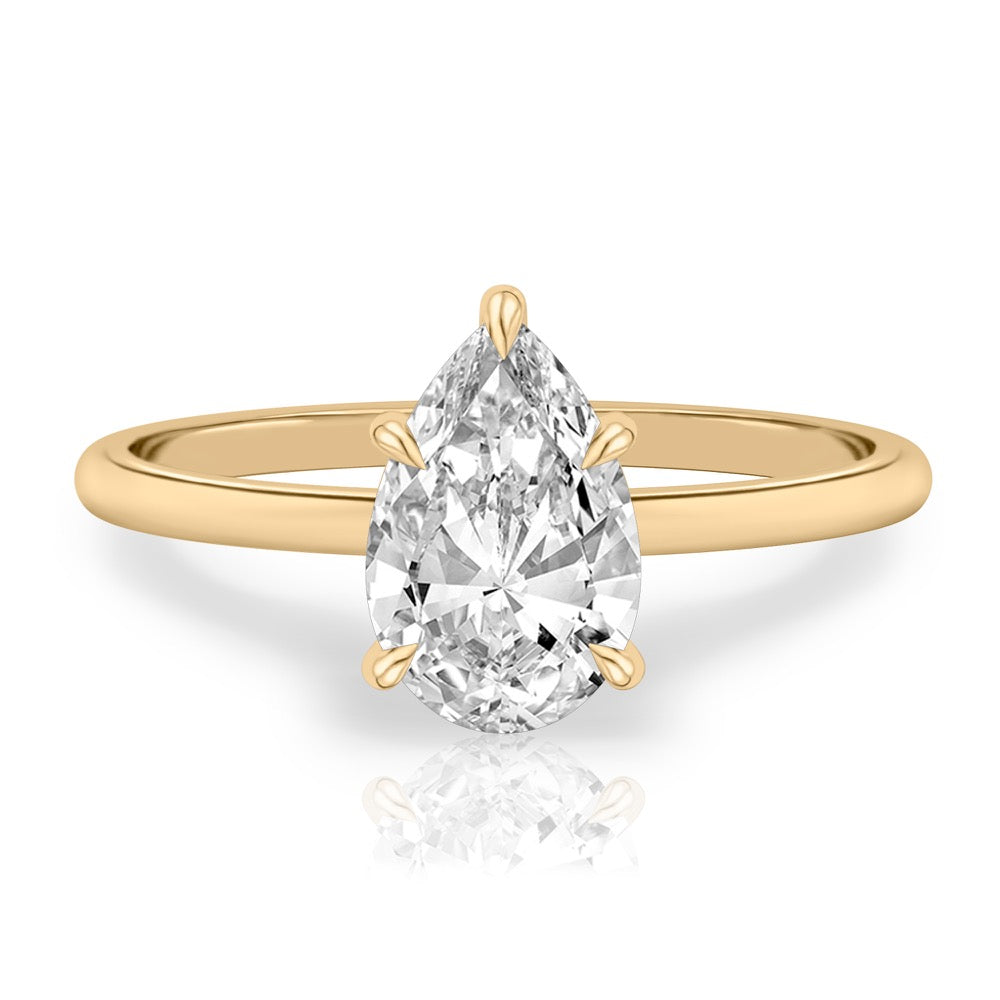 Mae Delicate Solitaire Engagement Ring
