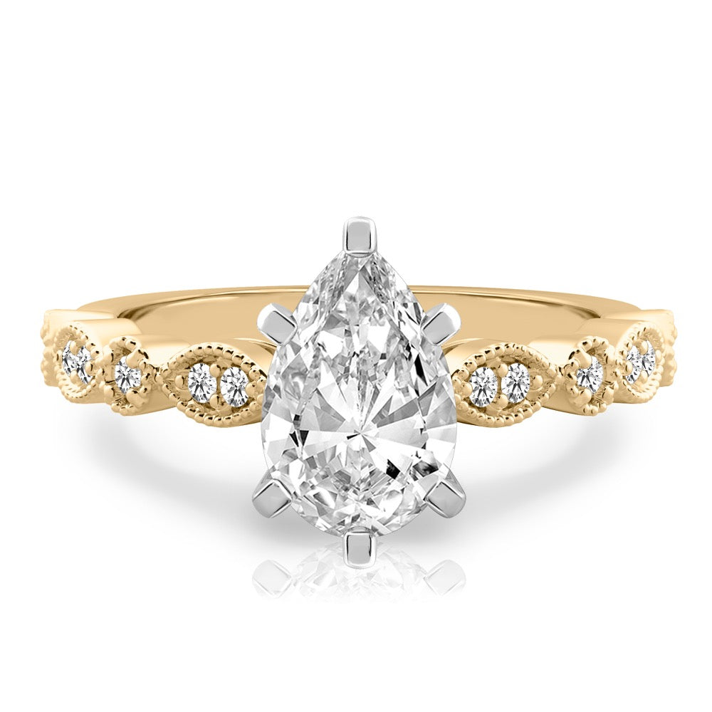Pandora Marquise and Dot Engagement Ring