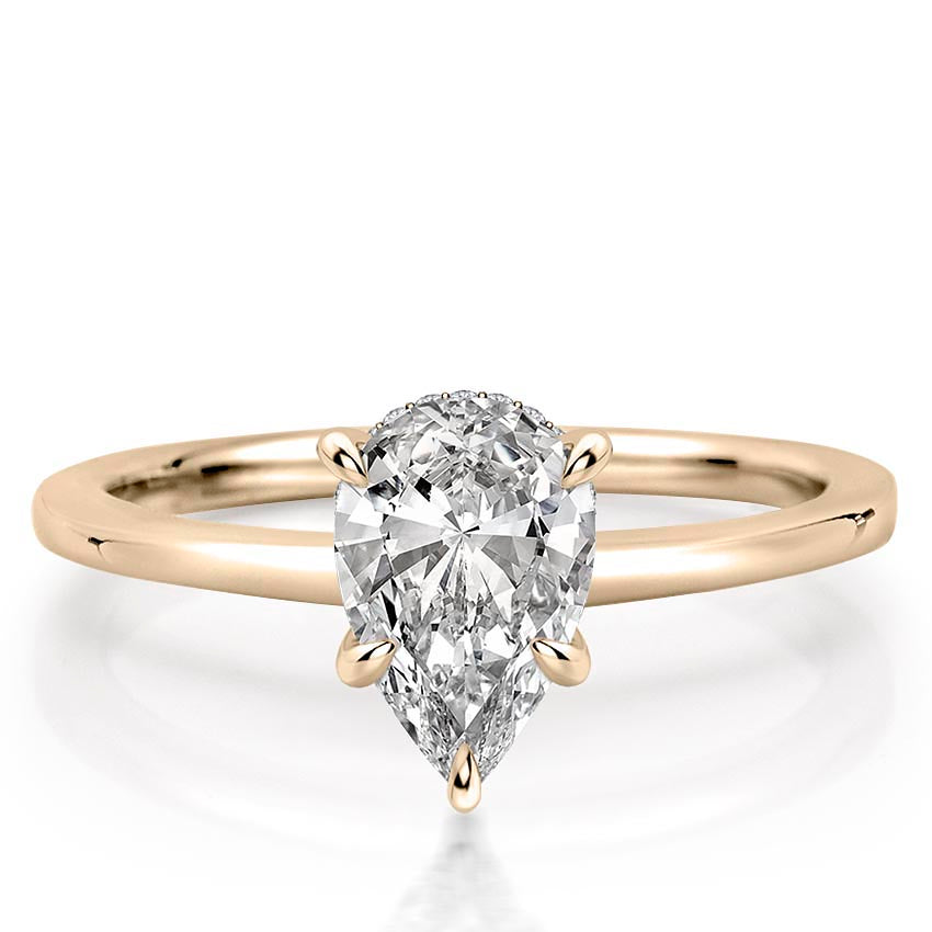 Jolie Secret Halo Engagement Ring