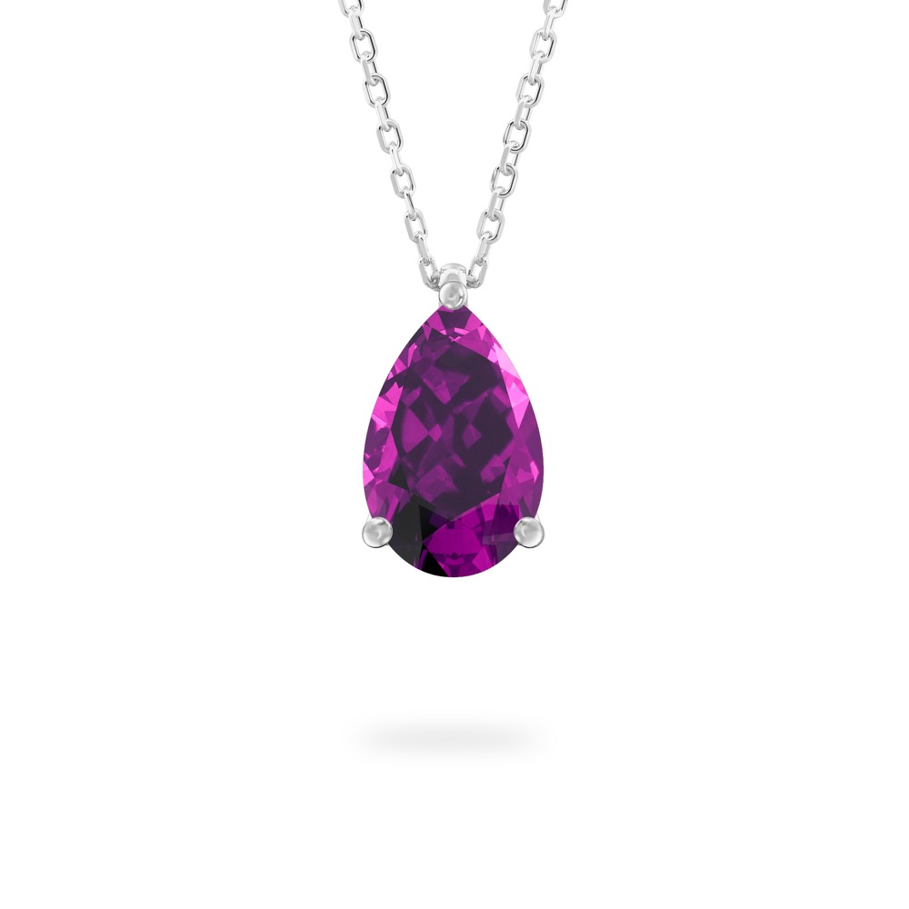 Purple Sapphire Ripple Necklace