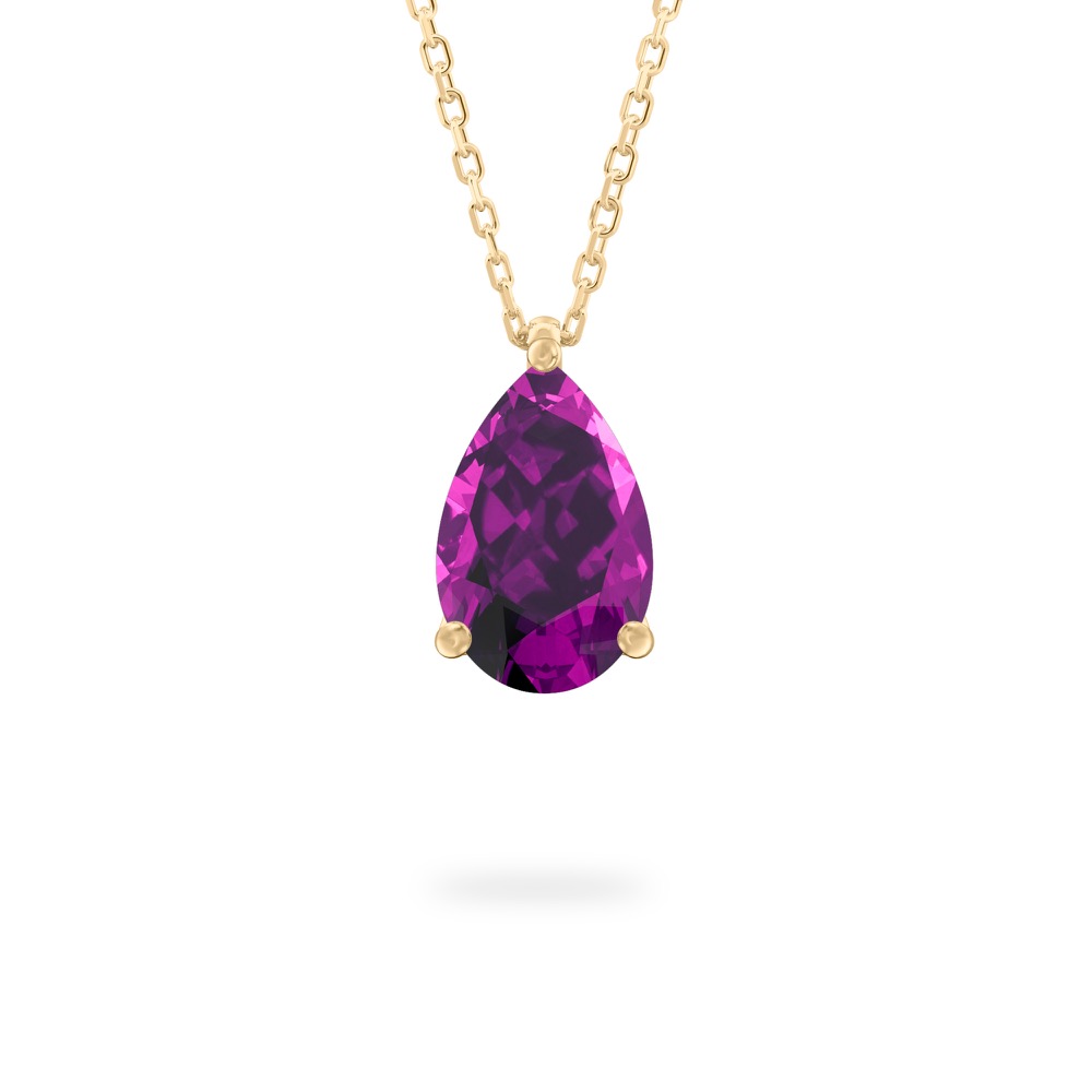 Purple Sapphire Ripple Necklace