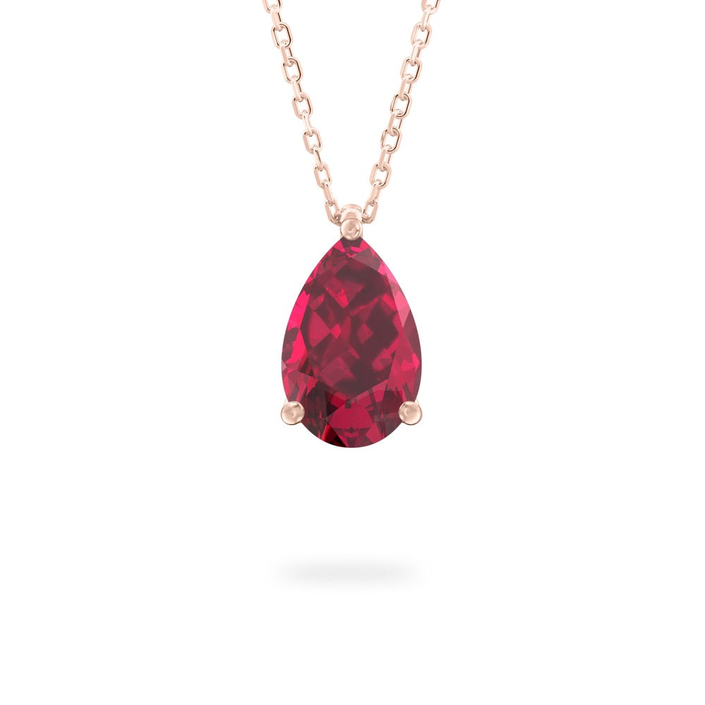 Garnet Ripple Necklace
