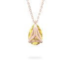 Yellow Sapphire Ripple Necklace