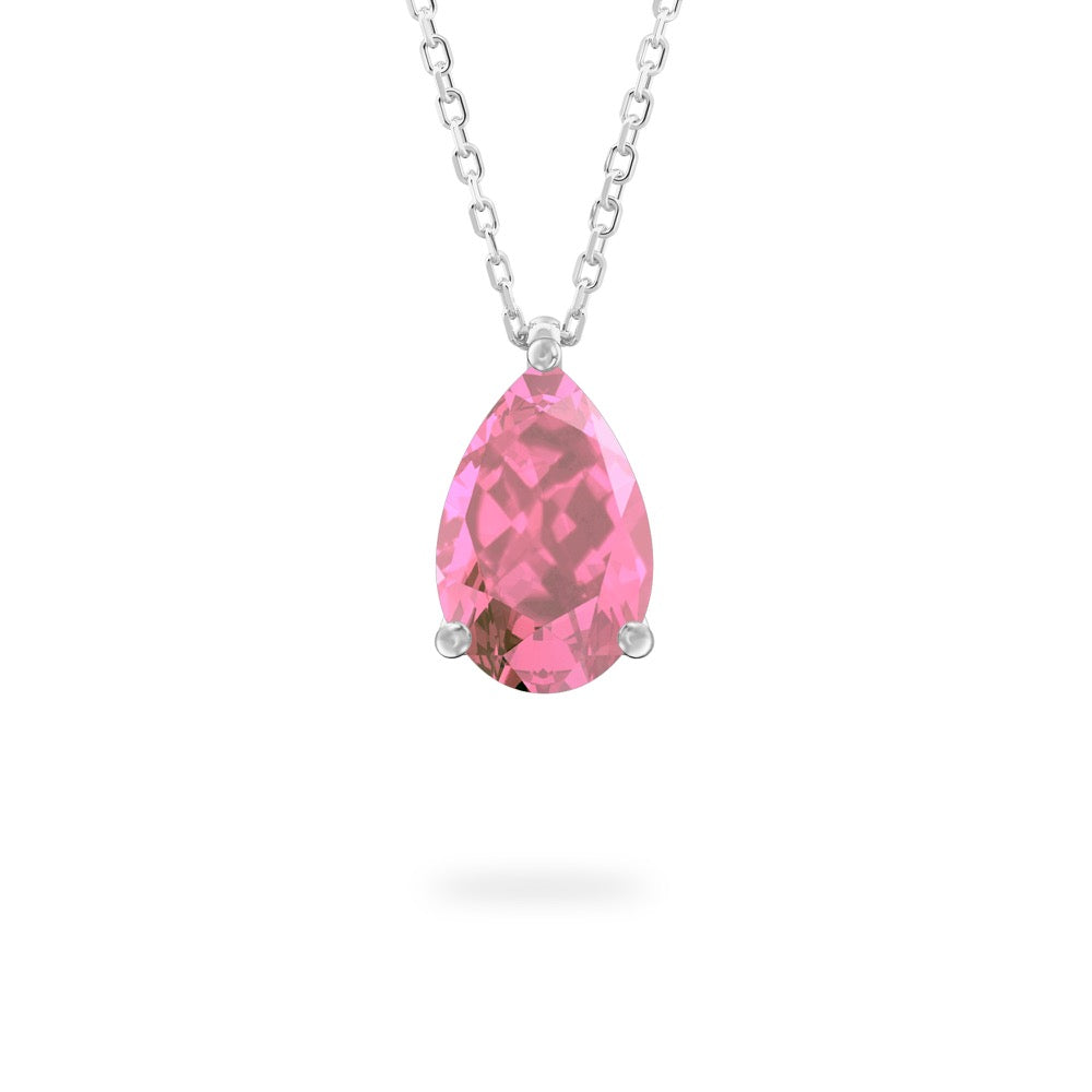 Pink Sapphire Ripple Necklace