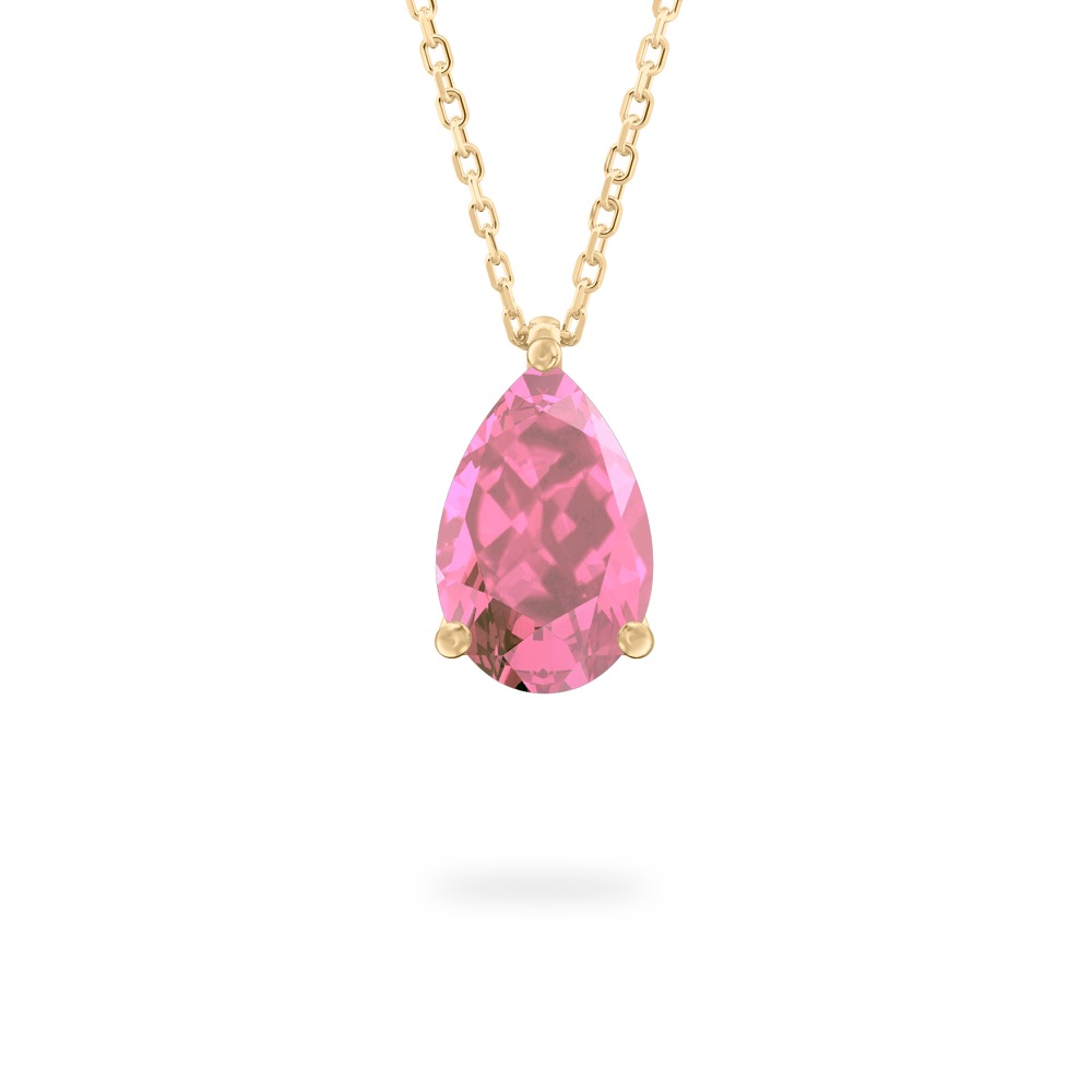 Pink Sapphire Ripple Necklace