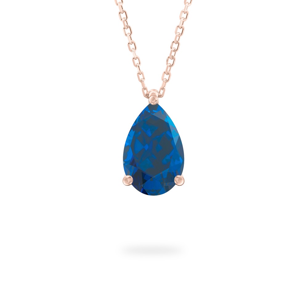 Sapphire Ripple Necklace
