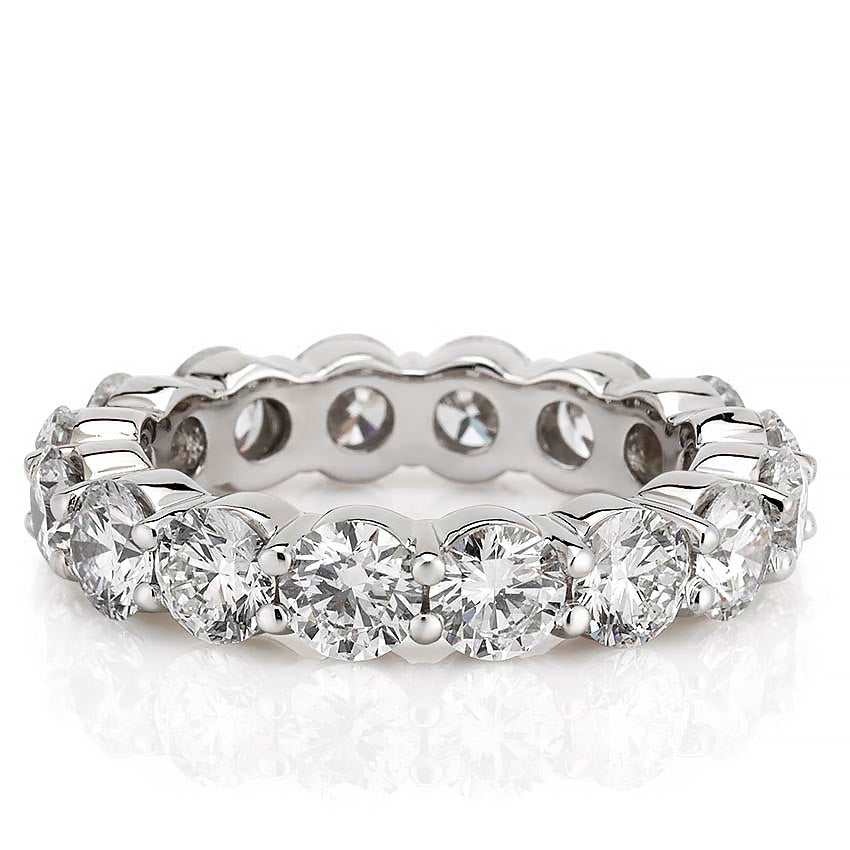 Lab Diamond Eternity Band (4mm) Round 4mm Lab Diamond Eternity Band