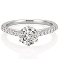 Jemma Cathedral Six Prong Engagement Ring