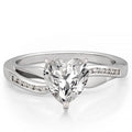 Lily Engagement Ring with a Ribbon Design