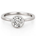 Callan Milgrain Bezel Engagement Ring