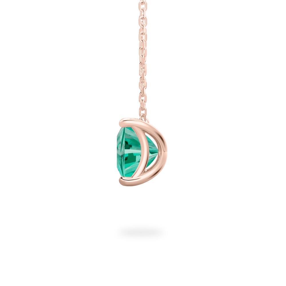 Green Sapphire Ripple Necklace