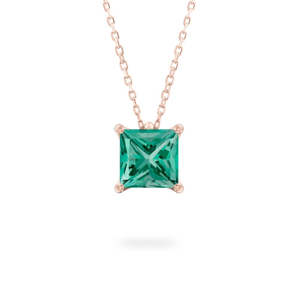 Green Sapphire Ripple Necklace