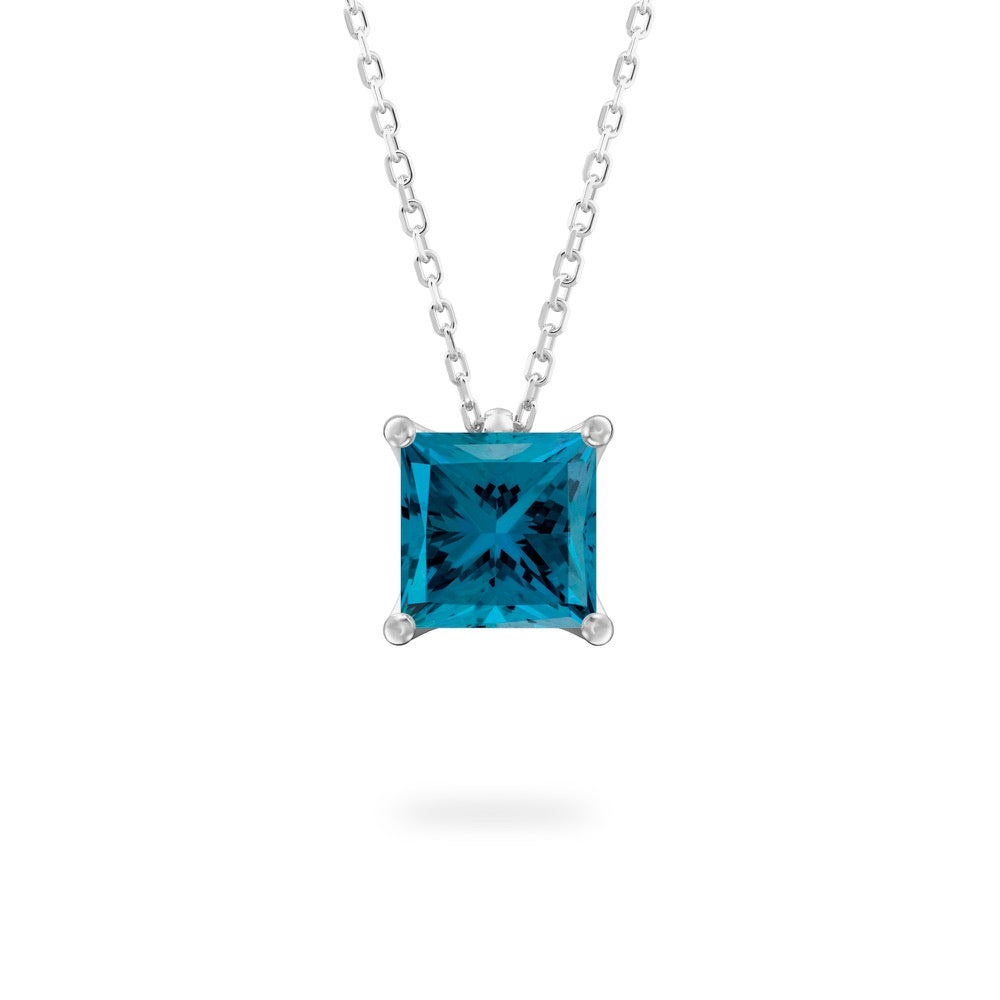 London Blue Topaz Ripple Necklace