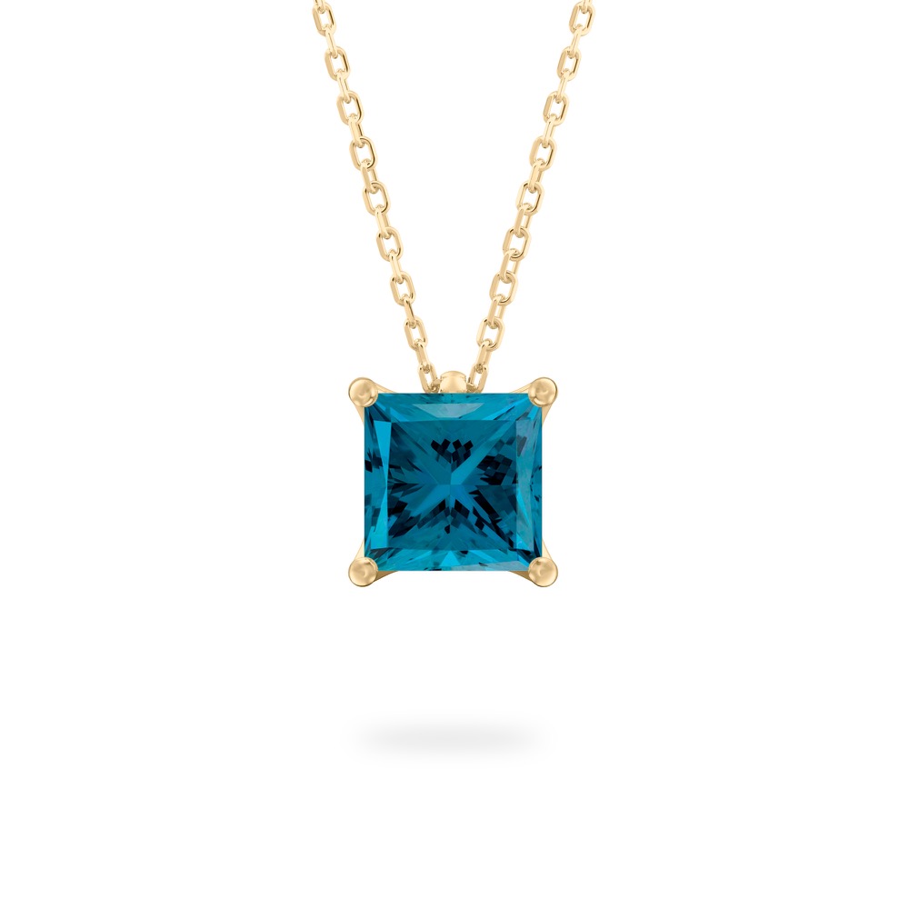 London Blue Topaz Ripple Necklace