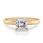 Anna Basket Setting Solitaire Engagement Ring