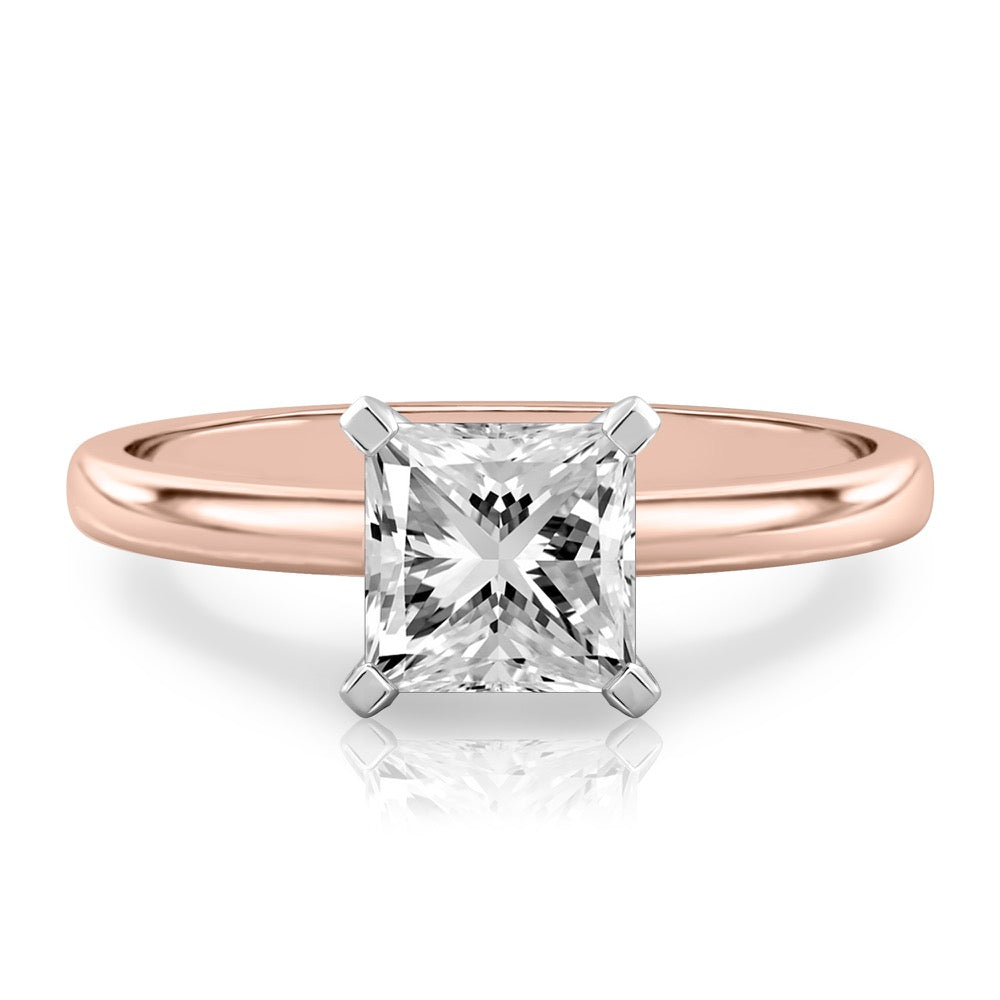 Asha Classic Solitaire Engagement Ring